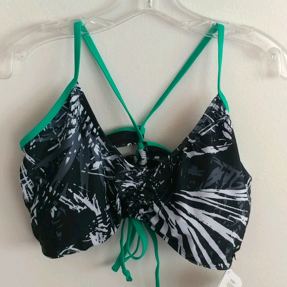 NEW Fabletics Claire Midi Bikini Top